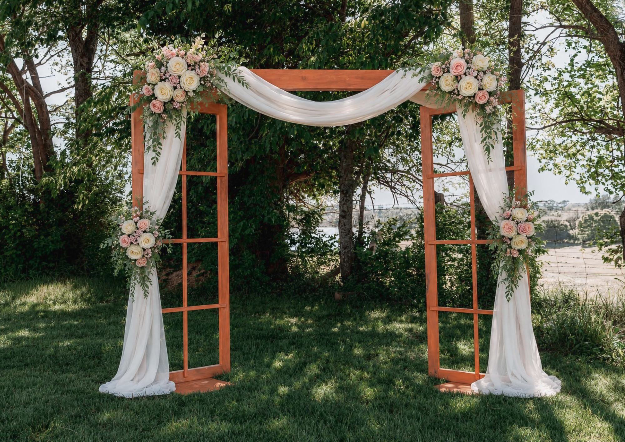Window Frame Wedding arch daily rental