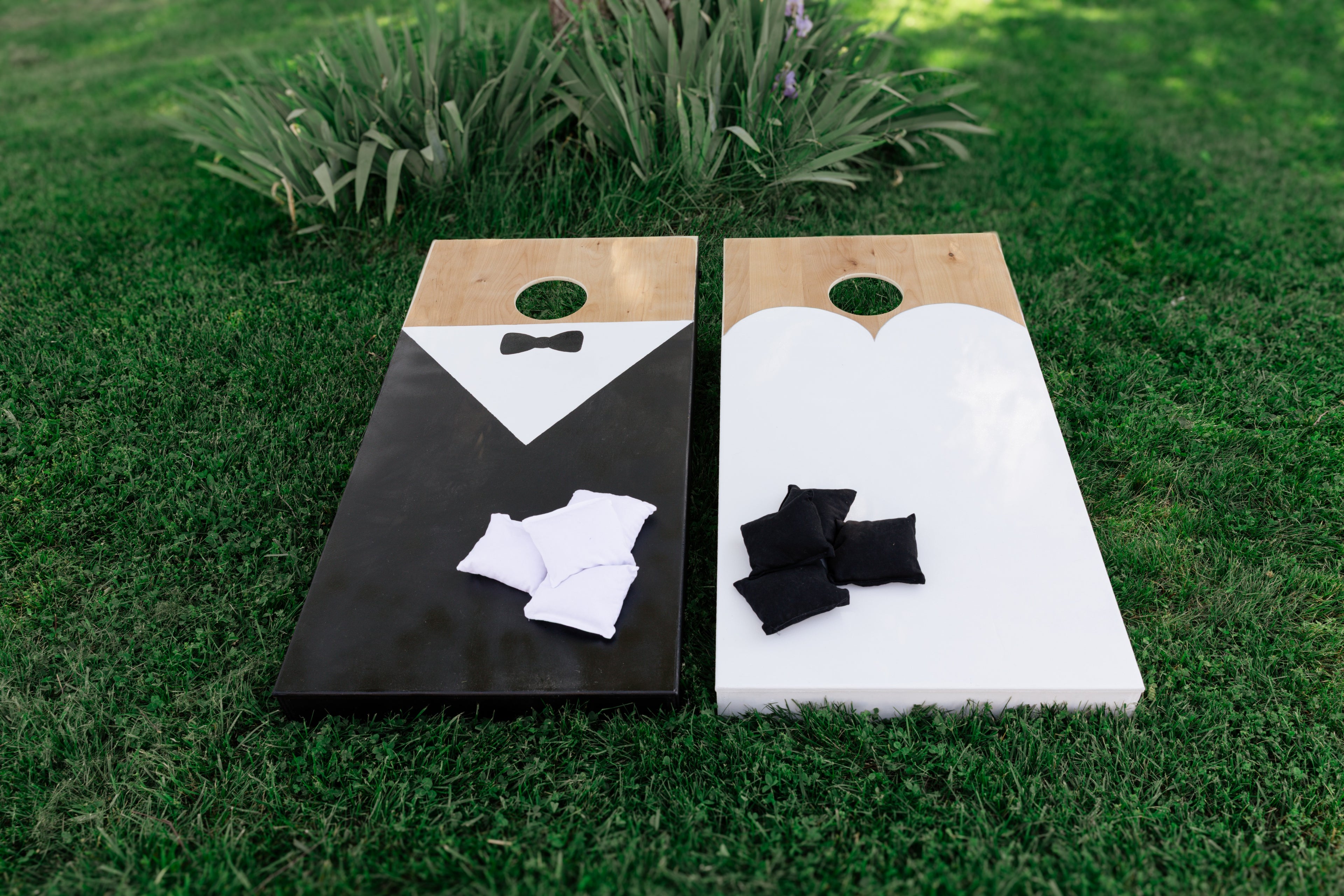 Bride and Groom Cornhole Boards